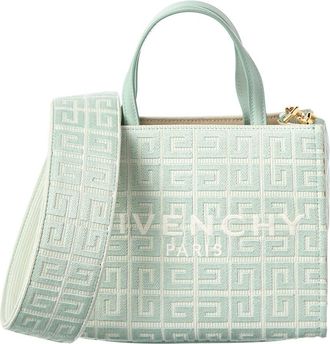 Givenchy G Mini Canvas & Leather Tote