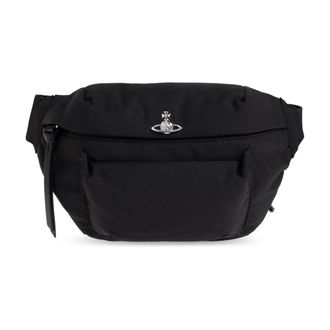 Vivienne Westwood Belt Bags, female, Black, Size: ONE SIZE Zeus Belt Bag