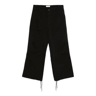 Entire studios Wide Trousers, male, Black, Size: XS Barren Cargo Pant