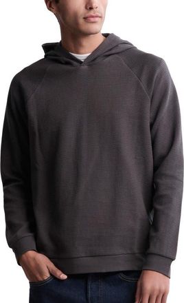 Barefoot Dreams Thermal Cotton Hoodie in Carbon at Nordstrom, Size Xx-Large