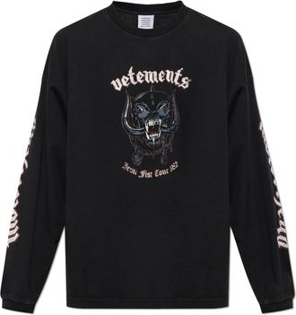 VETEMENTS Hombre, Camisetas, Negro, Talla: XL