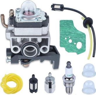 OEM Kit De Carburador Para Motor Honda Gx25 Gx35 Fg110 Hht35 Hht25, Carburador + Junta + Filtro + Manguera De Combustible + Filtro De Aire + Buj&iacute;a + Pera 