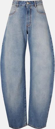Alaia Ala&iuml;a Barrel-leg jeans