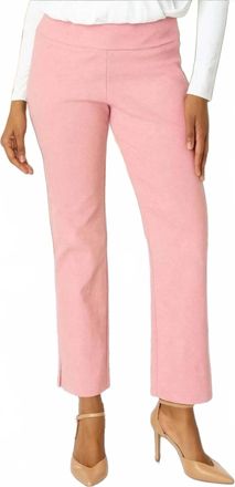 Krazy Larry Pull On Wide Leg Pant In Baby Pink