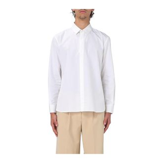 Saint Laurent Heren, Overhemden, Wit, Maat: XL Katoen