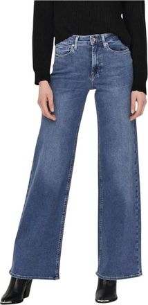 Only Only, Jeans, Dames, Blauw, M, Denim, Wijde Denim Jeans voor Vrouwen