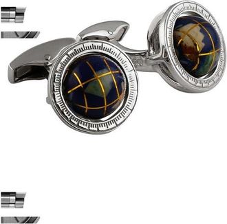 Tateossian Globe Cuff Links in Navy at Nordstrom