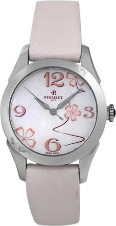 Perrelet Pre-owned Perrelet Flower Automatic Pink Dial Ladies Watch A2025/1
