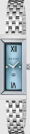 Gucci G-Frame Watch, 14x34mm, Steel, Steel