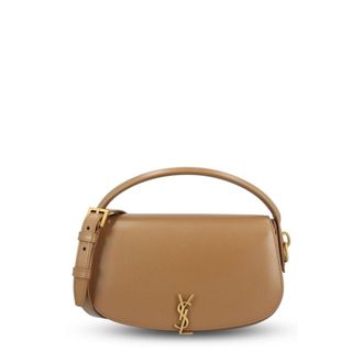 Saint Laurent Voltaire Logo Plaque Shoulder Bag