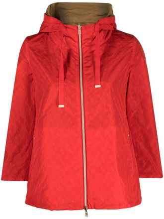 Herno Jack met monogramprint - Rood