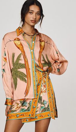 Farm Rio Birds Mini Skirt