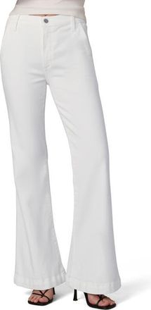 Joe's The Molly High Waist Flare Jeans in White at Nordstrom, Size 28P