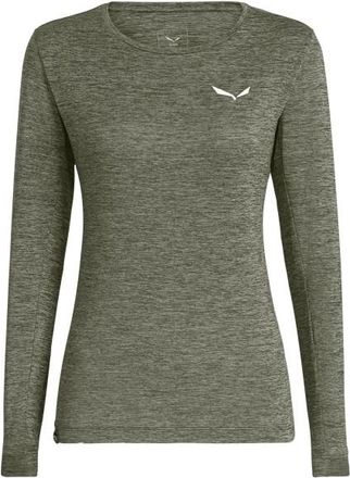 Salewa Puez Melange Dry L/S Tee Funktionsshirt für Damen | oliv