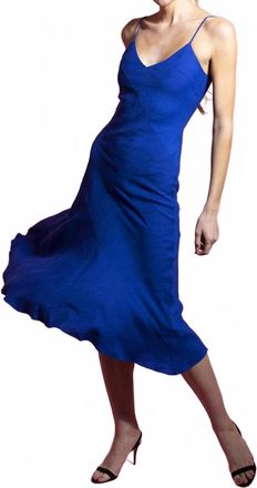 Cult Gaia Veda Midi Dress In Persian Blue