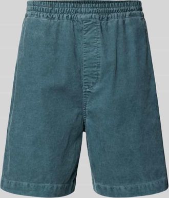 Carhartt Work in Progress Jeansshorts mit elastischem Bund Modell Reynold in Rauchblau, Gr&ouml;&szlig;e XXL