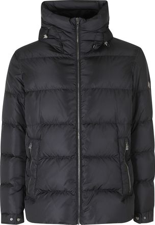 Herno Black Piumino Total Black Polyester Quilted Down Jacket