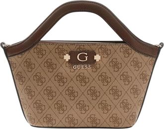 Guess Lindsey Mini Tote - Dames - Handtassen - Bruin - ONE Size - Tassen