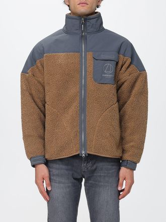 Murphy & Nye Fleece and Polyester Bomber Jacket with High Neck and Contrast Logo