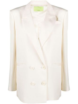 Gauge81 Vidal oversized blazer met dubbele rij knopen - Beige
