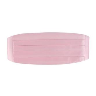 Trafalgar Store Sutton Solid Color Silk Cummerbund in Pink at Nordstrom