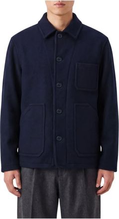 Brooksfield Chaqueta de Trabajo de Lana - Jackets - Hombre - Azul - 2XL