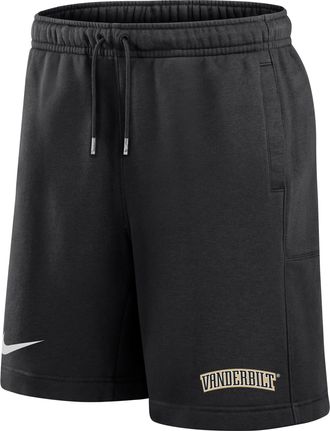 Nike Vanderbilt Commodores Club Nike Mens Fleece Shorts in Black | M73891P401VDUN-BLK
