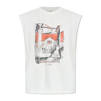 Misbhv Sleeveless Tops, male, White, Size: XS Sleeveless Top