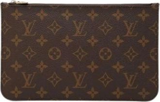 Louis Vuitton Pre-owned Neverfull Pouch - Dames - Vintage Clutch - Bruin - ONE Size - Vintage