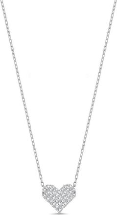 Bony Levy Liora 18K White Gold Pav&eacute; Diamond Heart Pendant Necklace at Nordstrom Rack