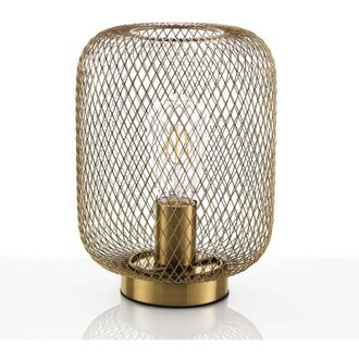 Oresteluchetta L&aacute;mpara De Mesa De Dise&ntilde;o En Bronce Envejecido Jar