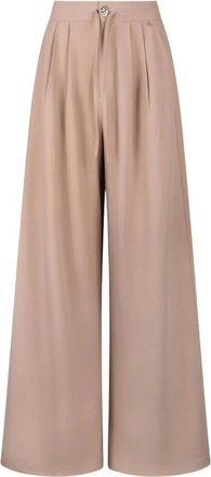 Nukus Nukus - Bertie Broek - Dames - Broeken - Beige - Maat: XL Spandex