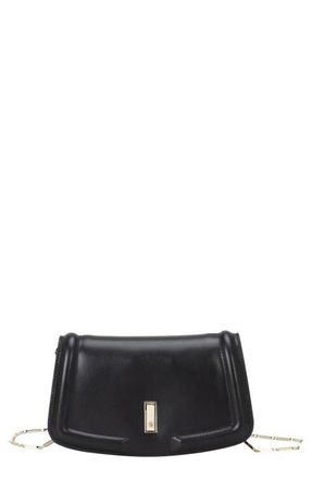 BOSS Ariell Leather Clutch in Black at Nordstrom