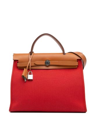 Hermès 2015 Toile Herbag Zip 31 boekentas - Bruin