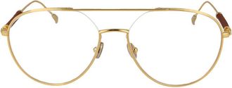 Tod's TO-1044780 Metal Aviator Eyeglasses - Gold