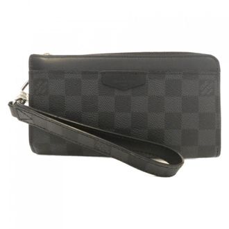 Louis Vuitton Graphite Coated Canvas Long Wallet (Bi-Fold) (Pre-Owned)