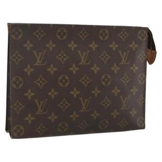 Louis Vuitton Pre-owned Bags, female, Brown, Size: ONE SIZE Pre-owned Monogram Canvas Pouch