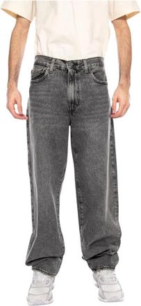 Levi's 578 Baggy Jeans - Heren - Loose Fit Jeans - Grijs - W34 L32 - Katoen - Jeans