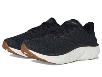 New Balance Mens Fresh Foam Kaiha Road Running Shoe, Black/Castlerock/Gum 02, 14 Wide
