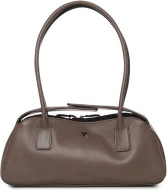 Courr&egrave;ges Leather Strip Bag