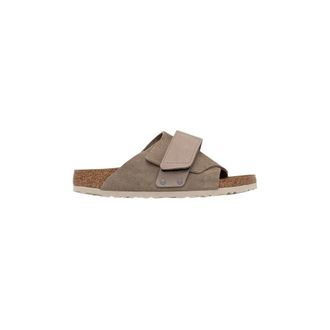Birkenstock Kyoto Narrow Fit - Dames - Schoenen - Grijs - Maat: 38 EU Leer