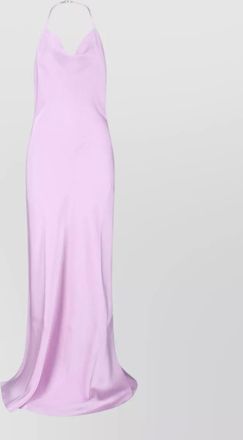 Stella McCartney halter neck floor length backless dress draped