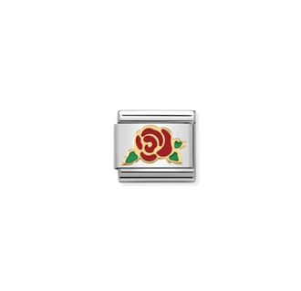 Nomination Womens For Her Links Bracelet In Red Rose