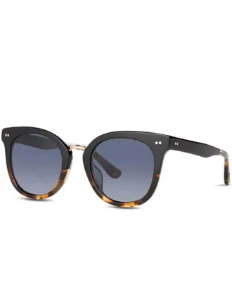 Toms Womens Cecilia Tortoise Fade Sunglasses In Black