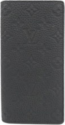 Louis Vuitton Pre-owned Wallets, male, Black, Size: ONE SIZE Pre-owned Long wallet (bi-fold)