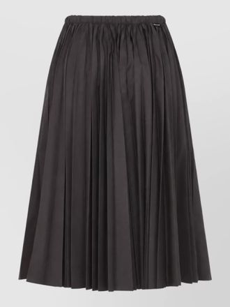 Moncler pleated midi skirt