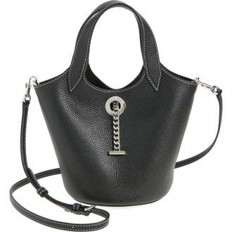 Veronica Beard Anchor Bucket Crossbody Bag in Black at Nordstrom