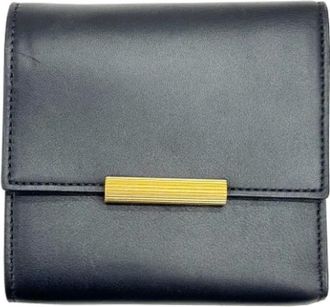 Bottega Veneta Pre-owned Stoffen Portemonnee - Dames - Vintage Accessoires - Zwart - ONE Size - Vintage