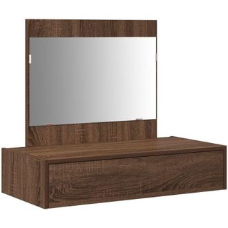 vidaXL Mesa De Tocador Marr&oacute;n 83 X 40 X 70 Cm Madera Contrachapada Vidaxl