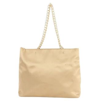 Prada Pre-owned Shoulder Bags, female, Beige, Size: ONE SIZE Pre-owned Vintage Shoulder Bag